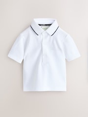 Baker by Ted Baker Stripe Dungaree and Polo Shirt Set - Image 3 of 5