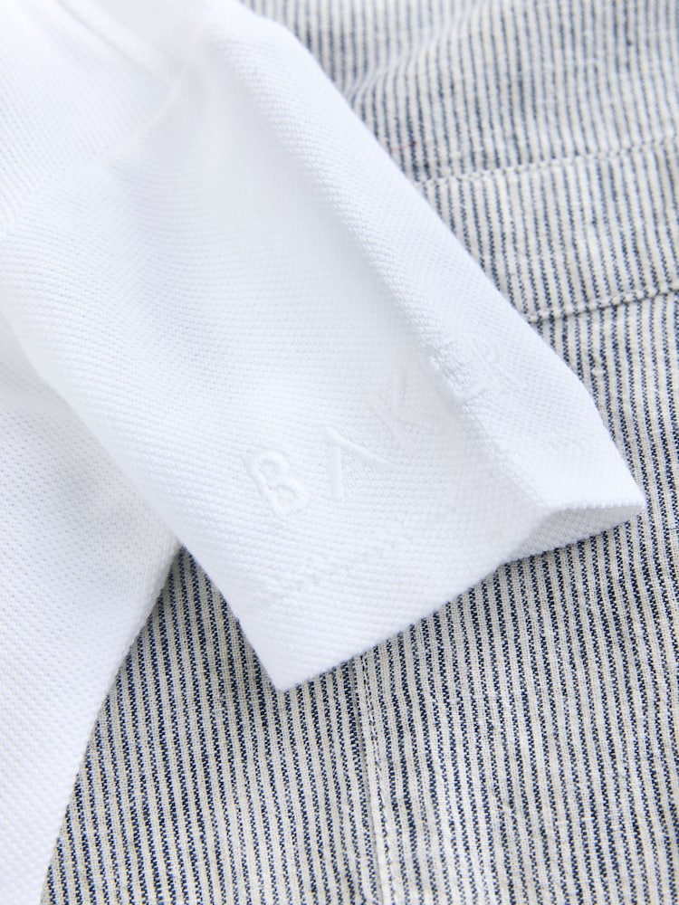 Baker by Ted Baker Stripe Dungaree and Polo Shirt Set - Image 5 of 5