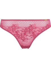 Gossard Pink Lace Briefs - Image 9 of 10