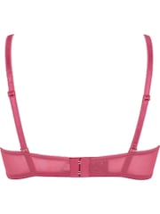 Glossies Pink Lace Sheer Moulded Bra - Image 4 of 4