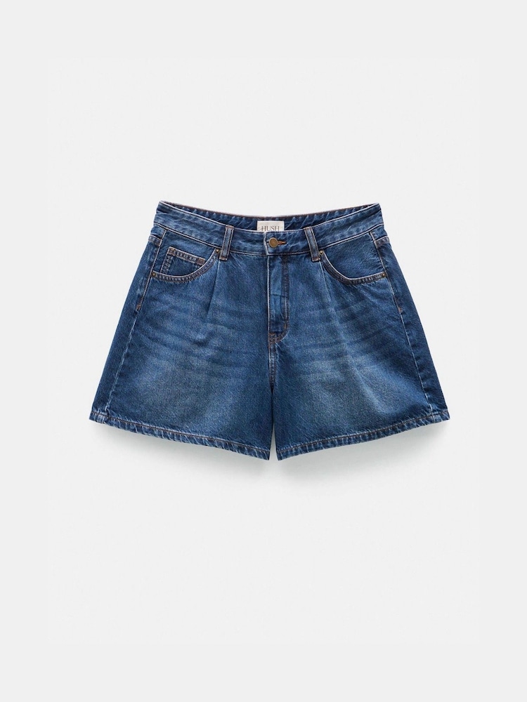 Hush Blue Larissa Denim Shorts - Image 5 of 5 Hush Blue Larissa Denim Shorts - Image 5 of 5