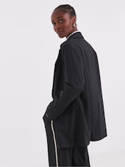 Simply Be Black Oversized Single Breasted Blazer - Image 2 of 4