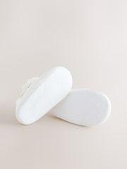 White Satin Baby Corsage Shoes (0-24mths) - Image 3 of 5