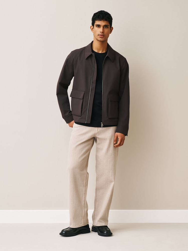 Brown Smart Technical Showerproof Jacket - Image 2 of 12