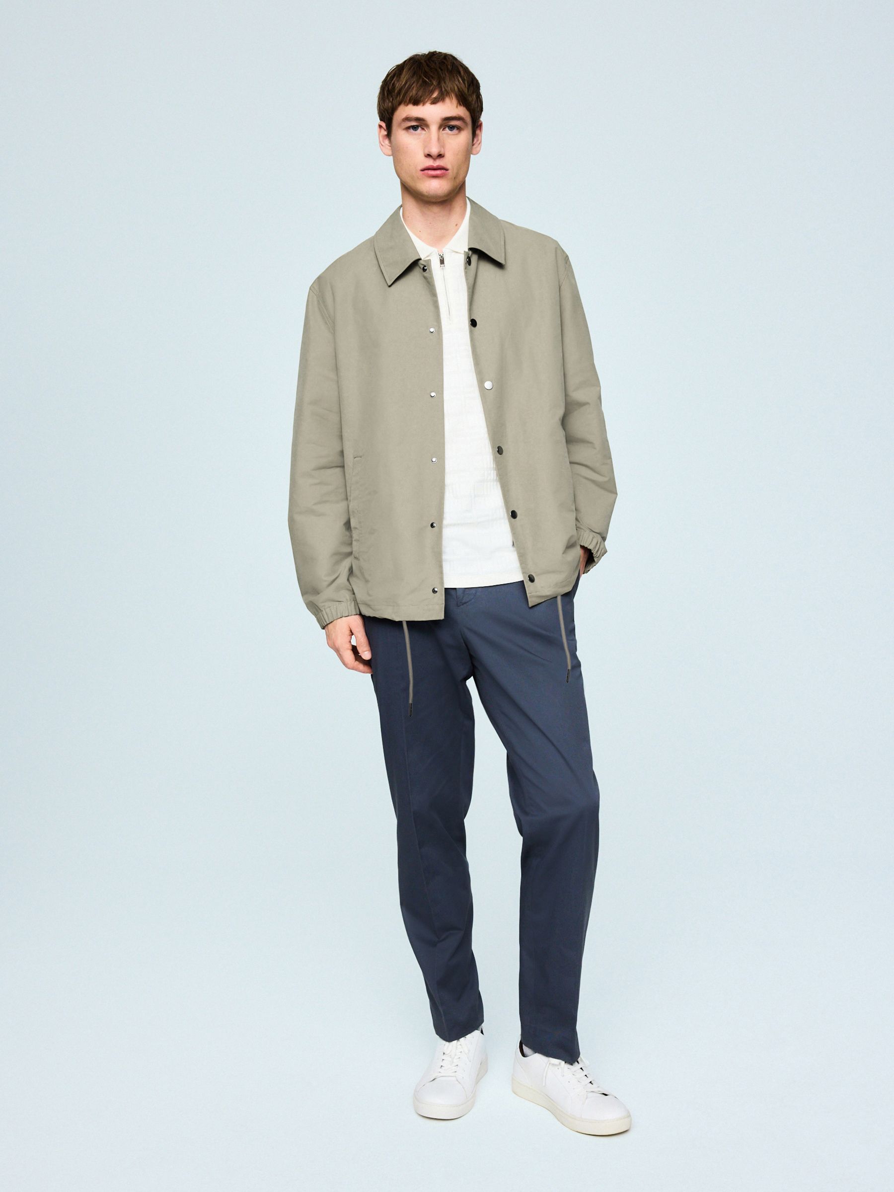 Buy Grey N.Premium Coach Jacket from Next India