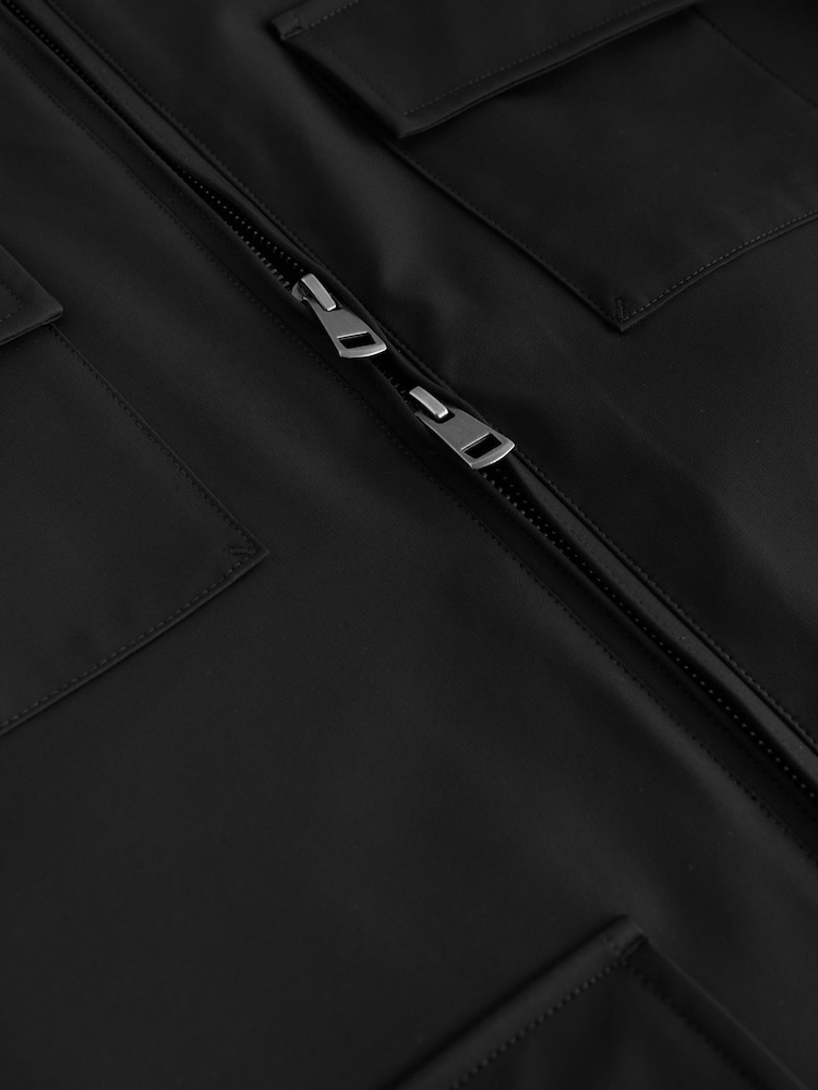 Black Smart Technical Showerproof Four Pocket Field Jacket - Image 11 of 11