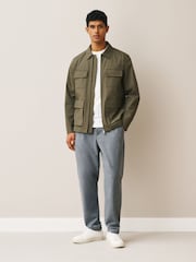 綠色 - Smart Technical Showerproof Four Pocket Field Jacket - 圖片 2/12