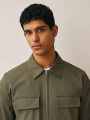 綠色 - Smart Technical Showerproof Four Pocket Field Jacket - 圖片 4/12