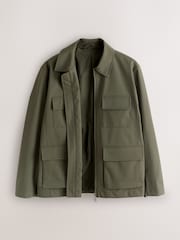 綠色 - Smart Technical Showerproof Four Pocket Field Jacket - 圖片 7/12