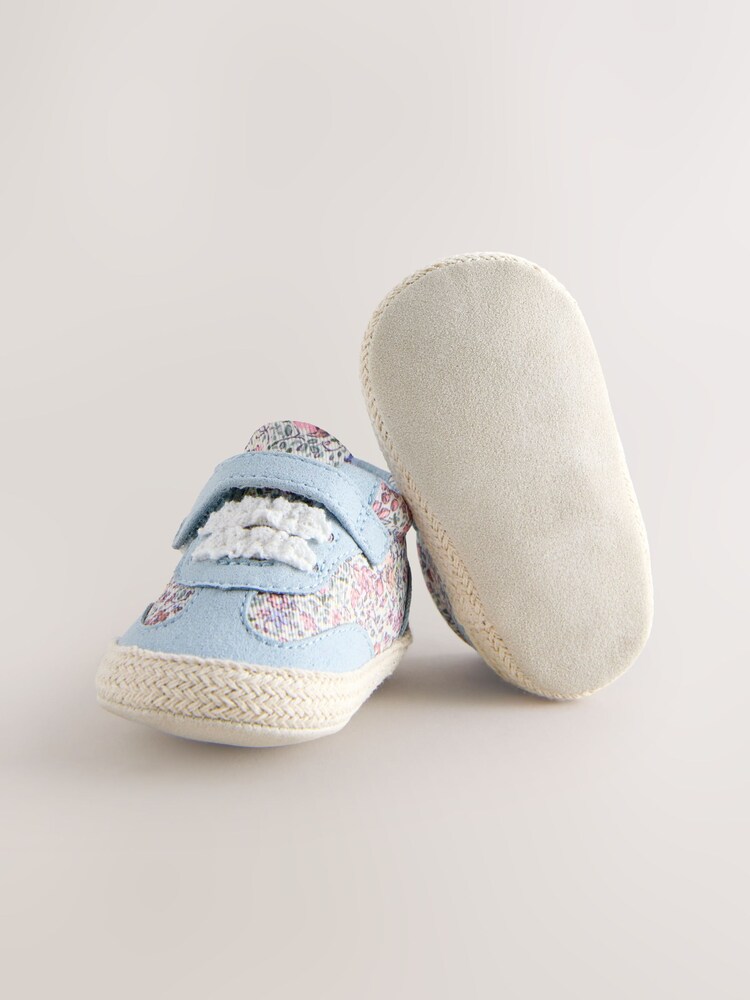Floral azul - Sapatilhas para bebês Touch Fasten (0-24meses) - Imagem 5 de 5 Floral azul - Sapatilhas para bebês Touch Fasten (0-24meses) - Imagem 5 de 5