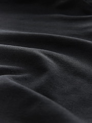 Black Soft Touch Square Neck Long Sleeve T-Shirt - Image 6 of 8