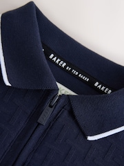 Baker by Ted Baker Textured Polo Shirt - Image 3 of 5