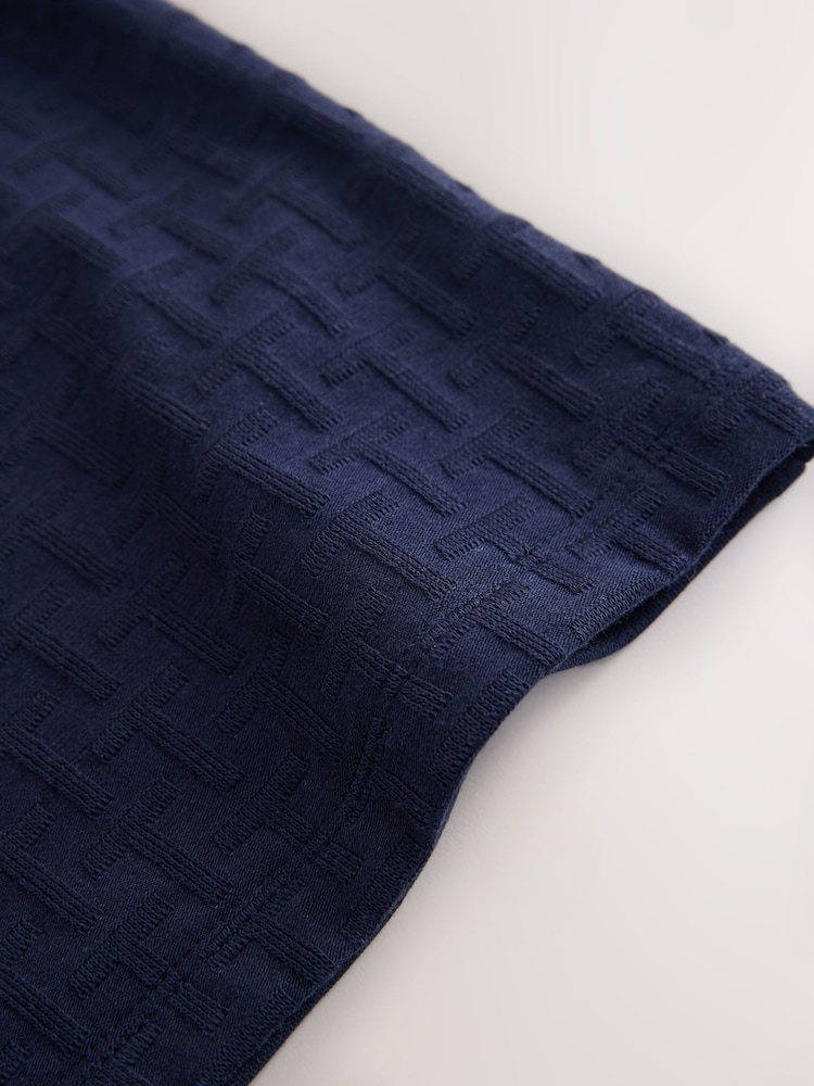 Baker by Ted Baker Textured Polo Shirt - Image 8 of 8