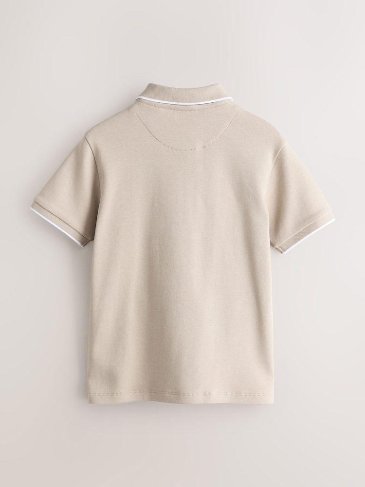 Baker by Ted Baker Textured Polo Shirt - Image 2 of 6