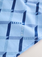 أزرق طبعة بالكامل - قميص بولو من Baker by Ted Baker  - صورة 10 من 10