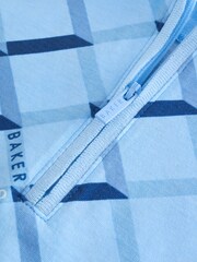 أزرق طبعة بالكامل - قميص بولو من Baker by Ted Baker  - صورة 8 من 10