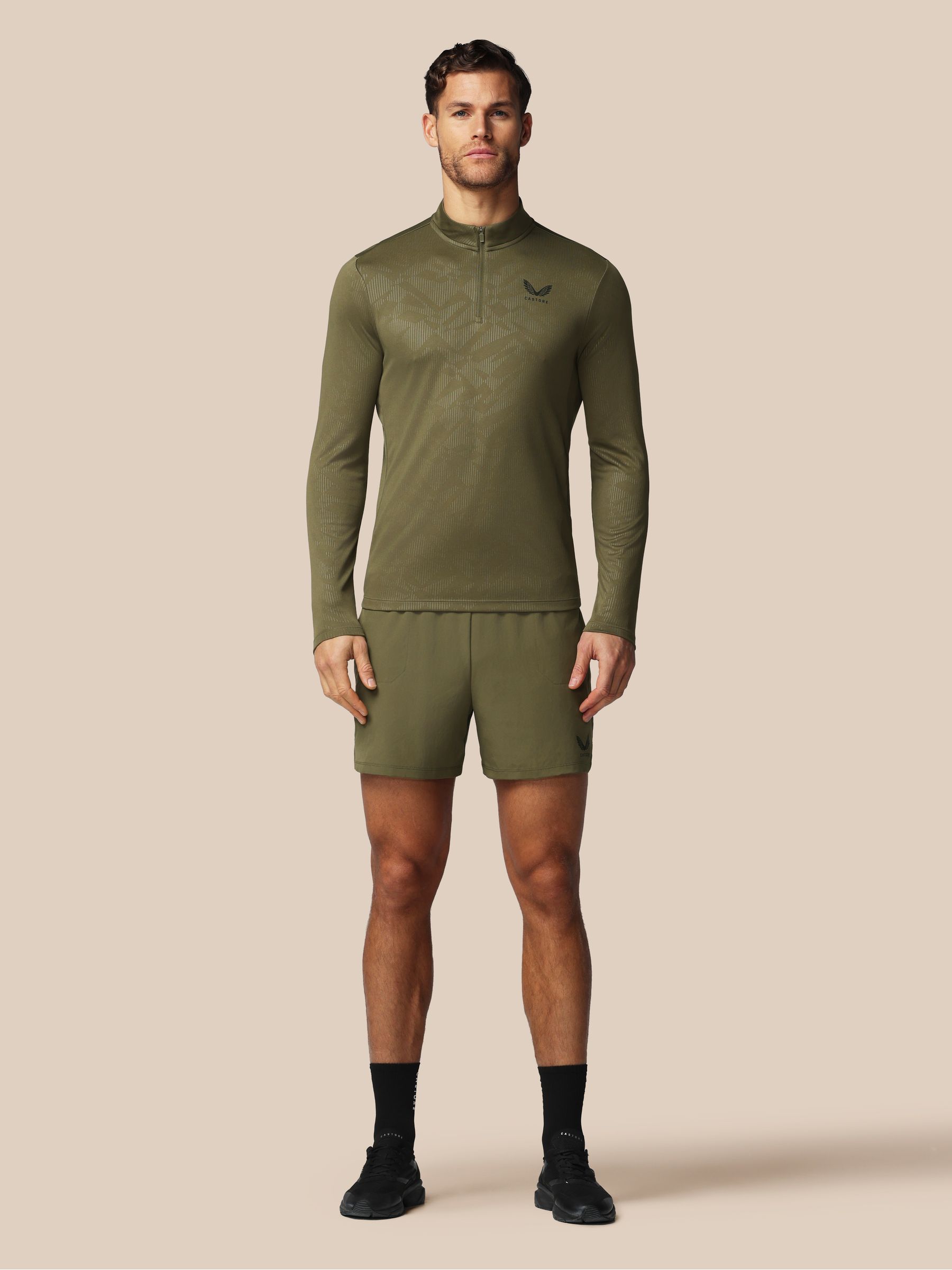 Buy Castore Green Adapt Training Quarter Zip Top from Next USA
