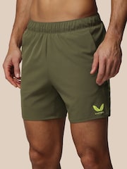 Castore Green Apex 6inch Inner Brief Shorts - Image 1 of 5