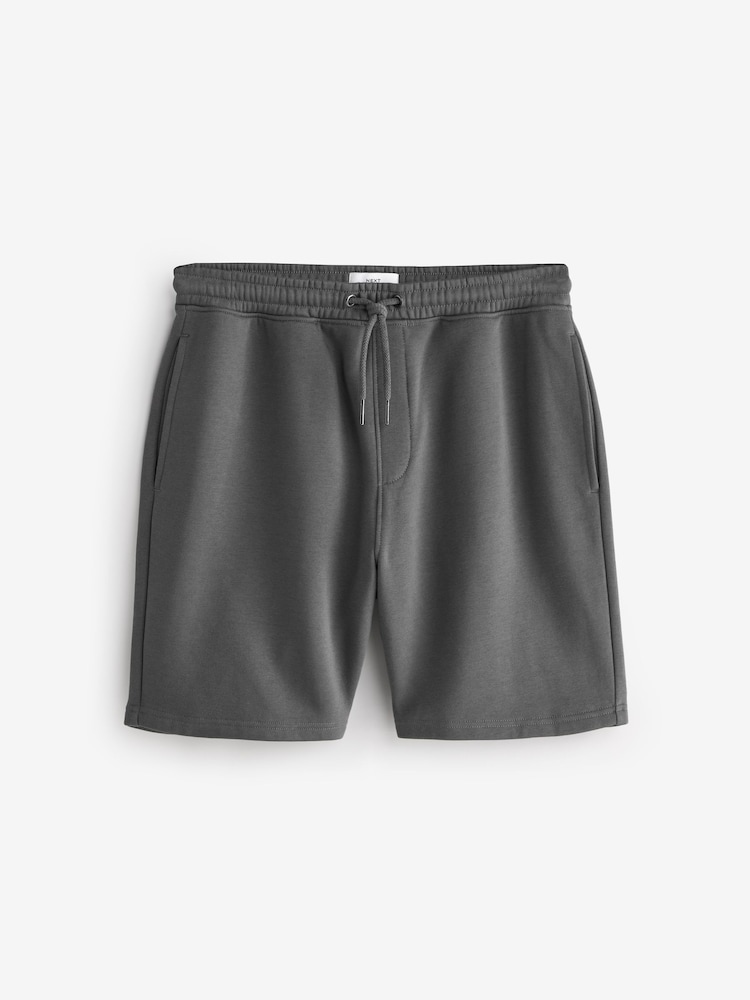 Slate Grey Jersey Pull On Shorts - Image 1 of 1