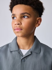 Baker by Ted Baker Border Print Charcoal Grey Shirt and T-Shirt Set - Image 8 of 18