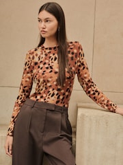 Animal Soft Touch Lightweight Ribbed Long Sleeve T-Shirt with TENCEL™ Lyocell - Image 1 of 8