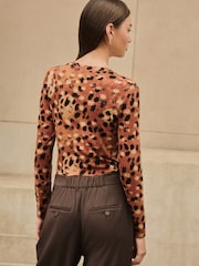 Animal Soft Touch Lightweight Ribbed Long Sleeve T-Shirt with TENCEL™ Lyocell - Image 2 of 8