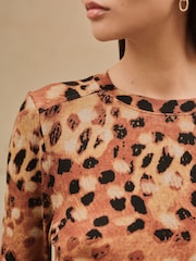 Animal Soft Touch Lightweight Ribbed Long Sleeve T-Shirt with TENCEL™ Lyocell - Image 5 of 8