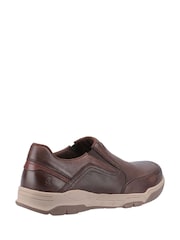 Marrón - Hush Puppies Fletcher Brown Shoes - Imagen 3 de 3