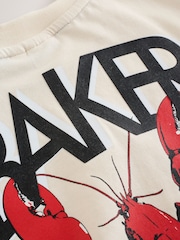 Baker by Ted Baker Oversized Graphic T-Shirt - Image 10 of 11