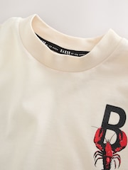 Baker by Ted Baker Oversized Graphic T-Shirt - Image 8 of 11