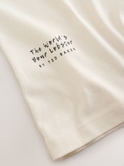 Baker by Ted Baker Oversized Graphic T-Shirt - Image 9 of 11