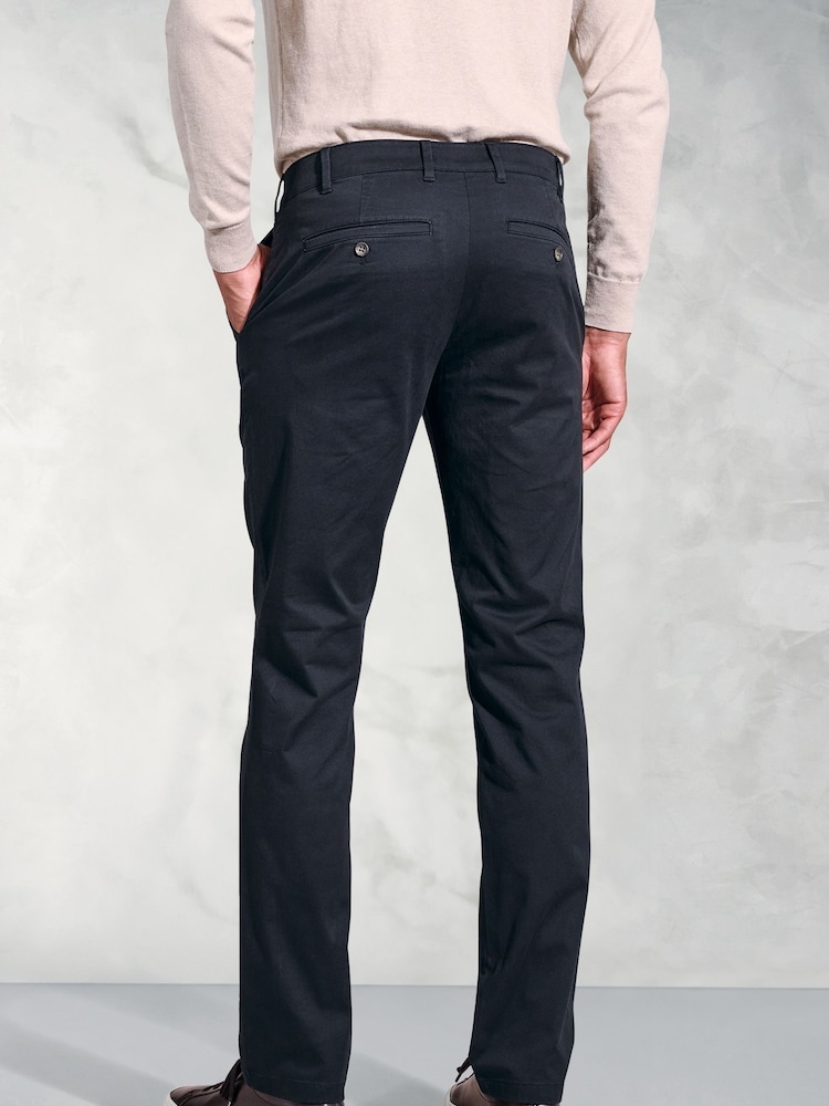 Brook Taverner Stretch Cotton Chinos - Image 2 of 3