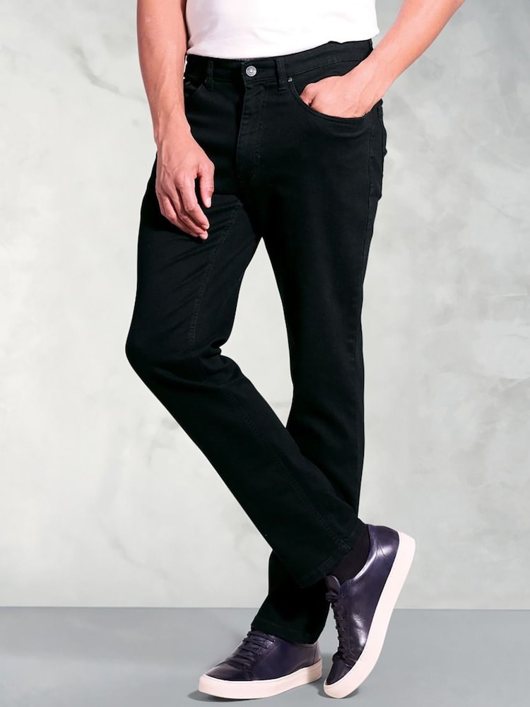 Brook Taverner Black 5 Pocket Denim Jeans - Image 2 of 2
