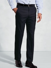 Brook Taverner Blue Plain Trousers - Image 1 of 3