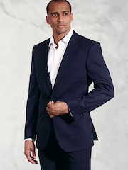 Brook Taverner Blue Washable Suit Jacket - Image 1 of 6