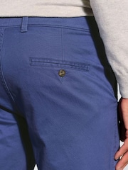 Brook Taverner Blue Stretch Cotton Chinos - Image 3 of 3