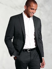 Brook Taverner Black Grey Washable Suit Jacket - Image 1 of 6