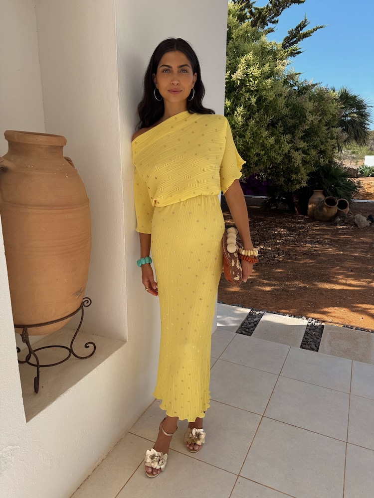 Never Fully Dressed Yellow Sunshine Tilly Dress - Image 1 of 8