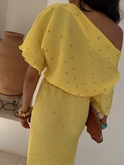 Never Fully Dressed Yellow Sunshine Tilly Dress - Image 5 of 8