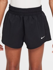 Negru - Nike One Dri-FIT 3 Inch 2-In-1 Shorts - Imaginea 3 din 7