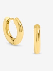 Jon Richard Waterproof Small Chubby Hoop Earrings - Image 1 of 1