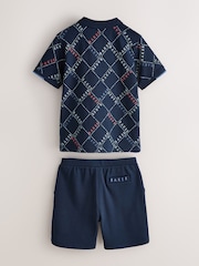 Baker by Ted Baker All Over Print Polo Shirt and Shorts Set - Image 2 of 7