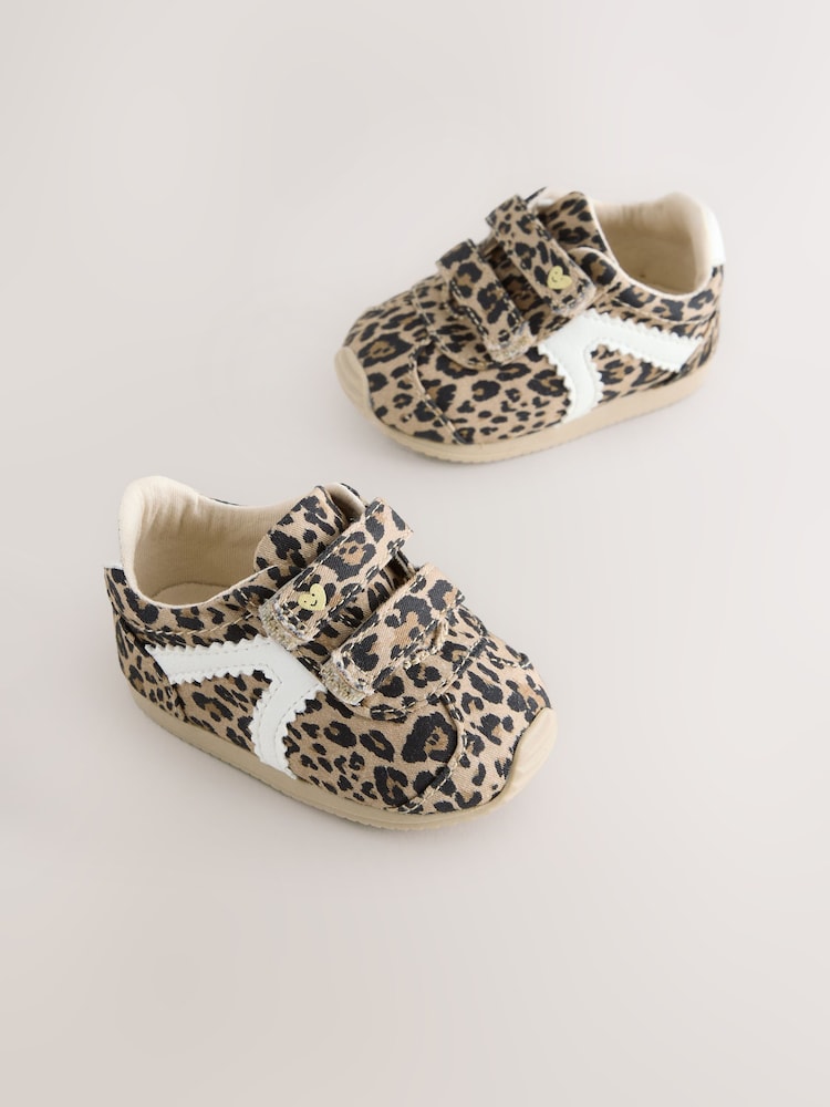 Animal Baby Touch Fastening Trainers (0-24mths) - Image 1 of 5 Animal Baby Touch Fastening Trainers (0-24mths) - Image 1 of 5