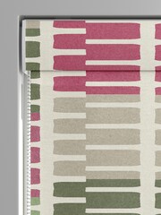 Pink Retro Geo Made To Measure Roman Blind - Image 4 of 6