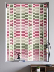 Pink Retro Geo Made To Measure Roman Blind - Image 5 of 6