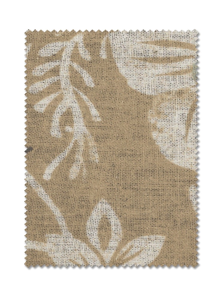 Natural Woodblock Floral Made to Measure Roman Blind - Image 6 of 6