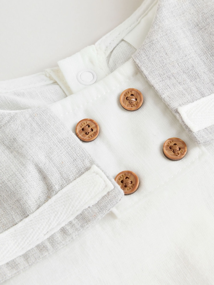 Grey/White Shirt and Trousers Baby Set (0mths-3yrs) - Image 15 of 15