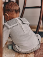 Grey/White Shirt and Trousers Baby Set (0mths-3yrs) - Image 2 of 15