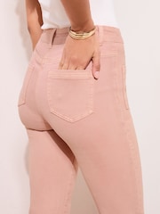 Friends Like These Pink High Waist Pocket Flare Jeans - Image 5 of 5