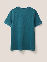 White Stuff Green Abersoch Short Sleeve T-Shirt - Image 6 of 7